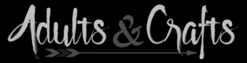 Adults and Crafts logo bw