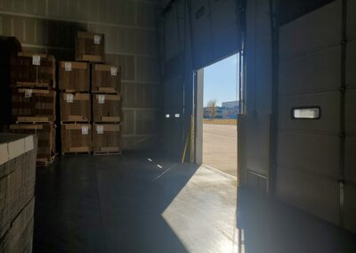 Elite Sourcing & Logistics docking bay ready for pallet delivery to warehouse